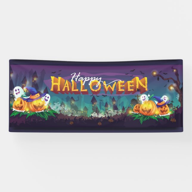 Happy Halloween Banner (Horizontal)