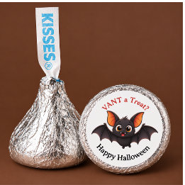Happy Halloween Bat Custom Hershey®'s Kisses®