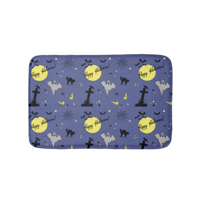 Happy Halloween Bath Mat (Front)