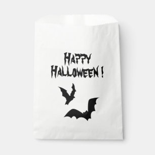 Happy Halloween Bats Favor Bag