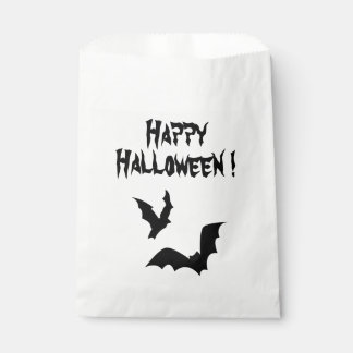Happy Halloween Bats Favor Bag
