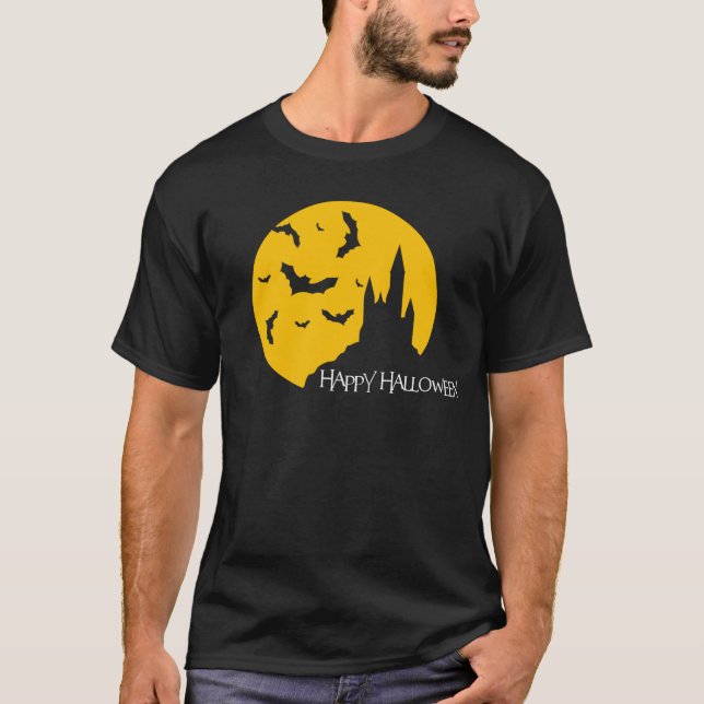 Happy Halloween Bats Shirt (Front)