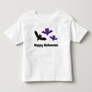 Happy Halloween Bats Toddler T-shirt