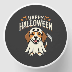 Happy Halloween Beagle Dog Design_1 Mini Candle Favors