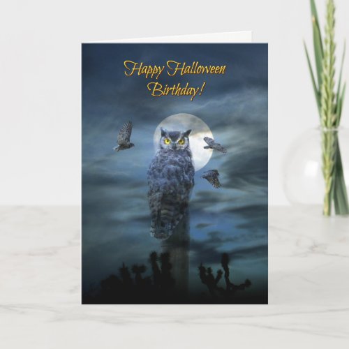 Happy Halloween Birthday Humor Card