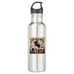 Happy Halloween Black Cat Witch Classic T-Shirt Stainless Steel Water Bottle