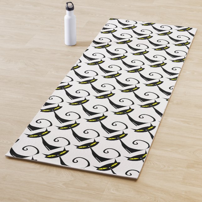 Happy Halloween Black Cat | Yoga Mat (In Situ)