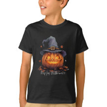 Happy Halloween Black Youth T-Shirt
