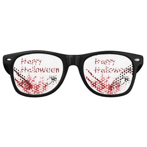 Happy Halloween Bloody Scratches Retro Sunglasses