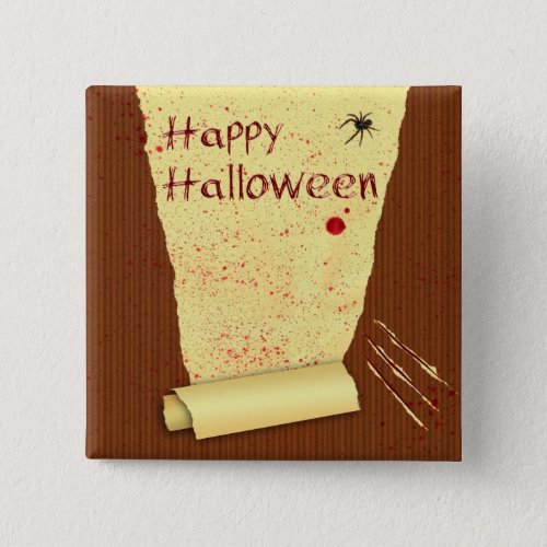 Happy Halloween Bloody Wallpaper Button