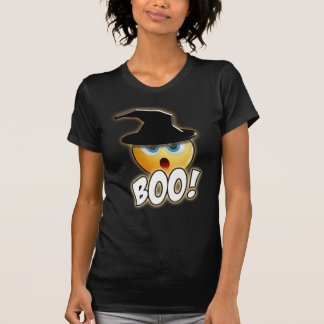 Happy Halloween Boo - Funny Emoji Witch T-shirt