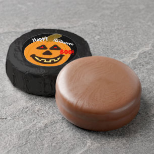 Happy Halloween Boo Pumpkin Dipped Oreo Cookie Favors