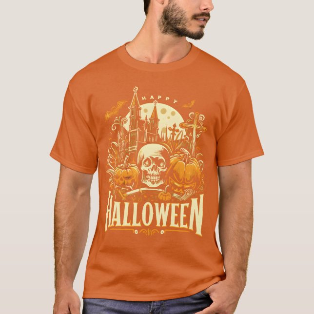 Happy Halloween boy T-Shirt (Front)