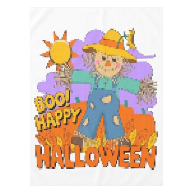 Happy Halloween boy  Tablecloth (Front)
