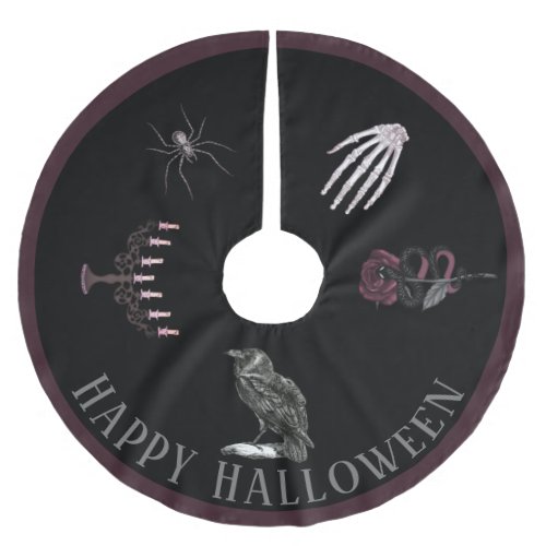 Happy Halloween Brushed Polyester Tree Skirt