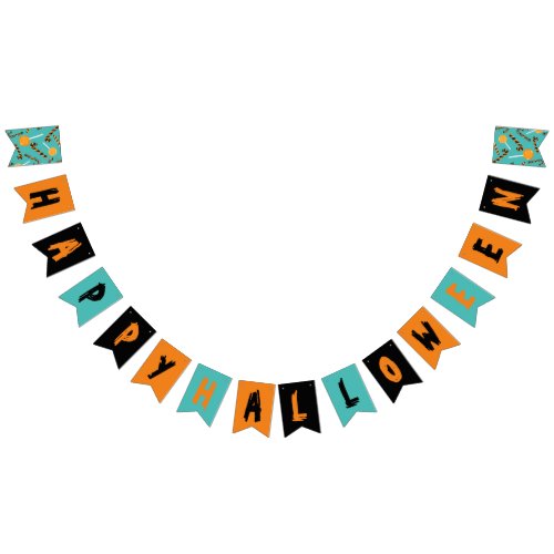 Happy Halloween Bunting Banner