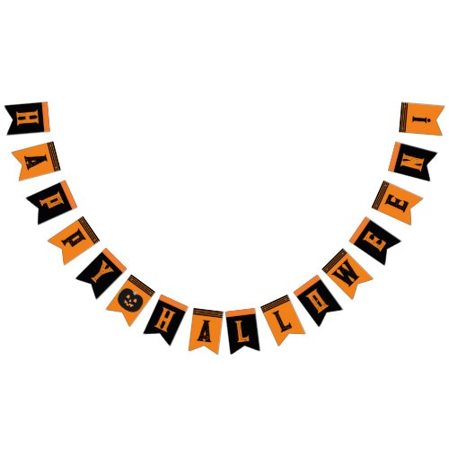 Happy Halloween bunting banner