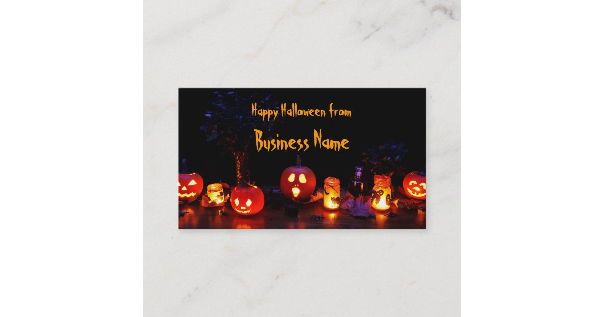 Happy halloween business card | Zazzle