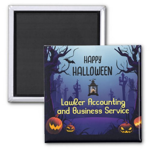 Happy Halloween Business Promotional Magnet Horror