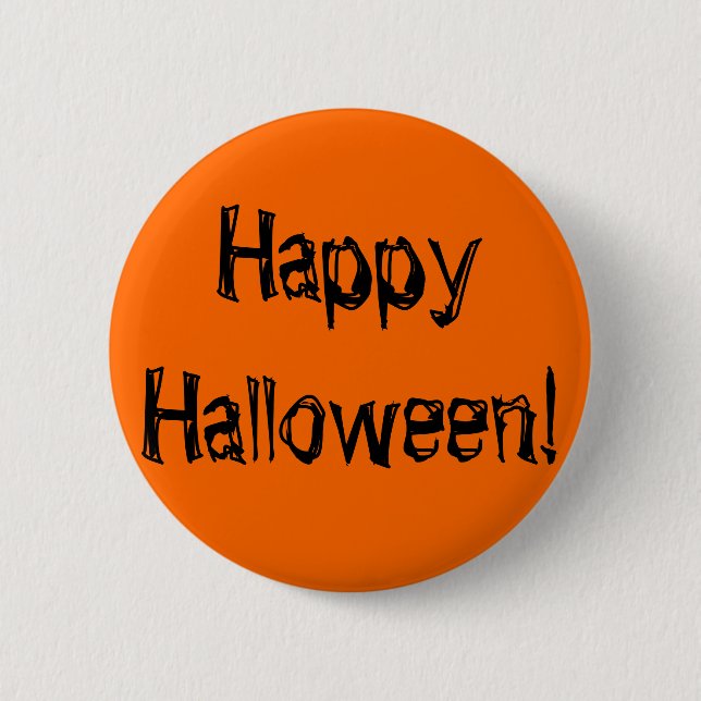 Happy Halloween! Button (Front)