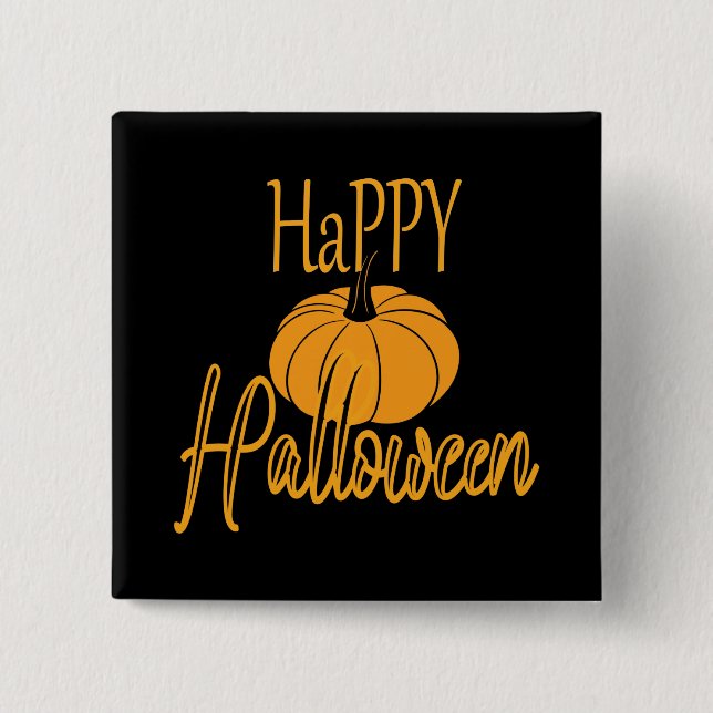 Happy Halloween Button (Front)