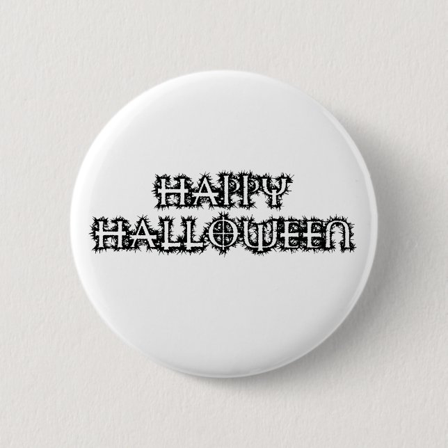 Happy Halloween Button (Front)