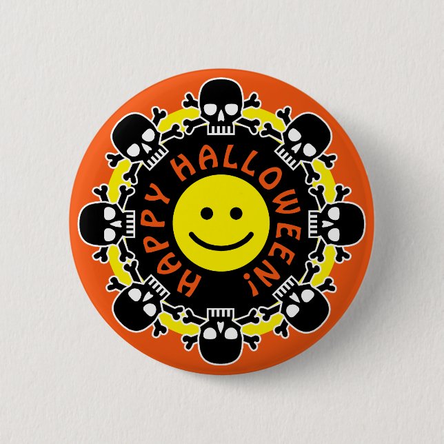 Happy Halloween Button (Front)