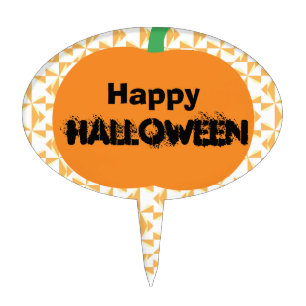 Happy Halloween Cake Topper