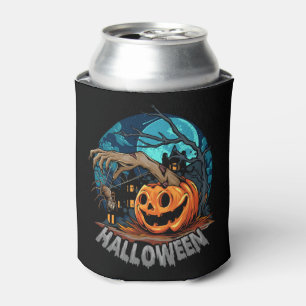 Happy Halloween Can Cooler