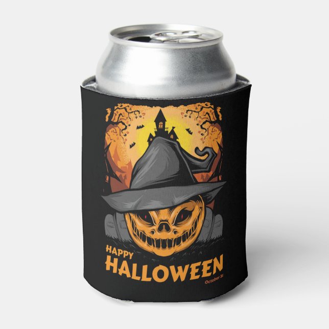 Happy Halloween Can Cooler (Can Front)