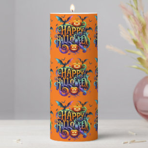Happy Halloween Candle