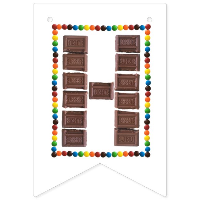 Happy Halloween Candy Bunting Banner - personalize (First Flag)