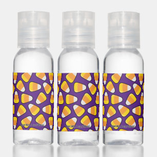 Happy Halloween Candy Corn Pattern Hand Sanitizer
