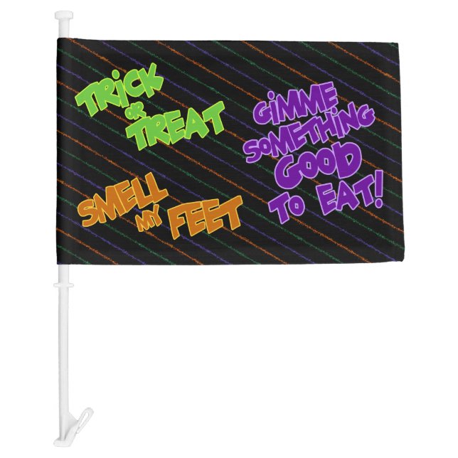 Happy Halloween Car Flag (Front)