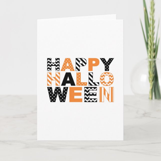 Happy Halloween Card (Front)