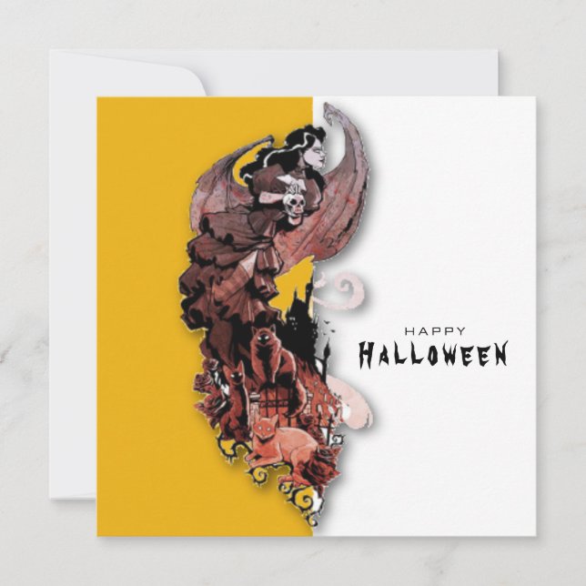 Happy Halloween card (Front)