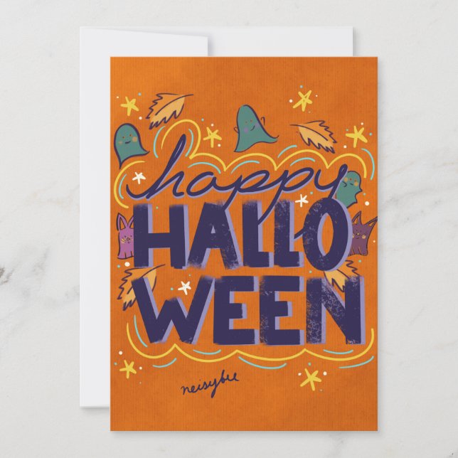 Happy Halloween Card (Front)