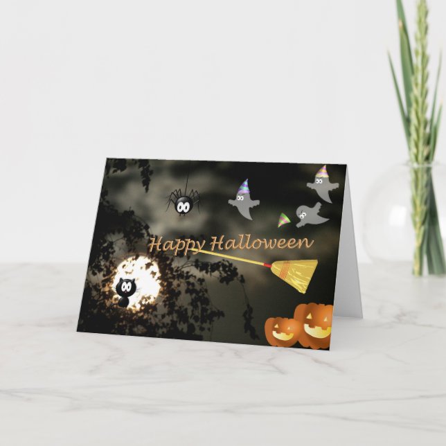 Happy Halloween Card (Front)