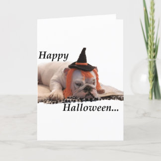 Happy halloween card