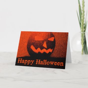 Happy Halloween Card by OutFrontProductions at Zazzle