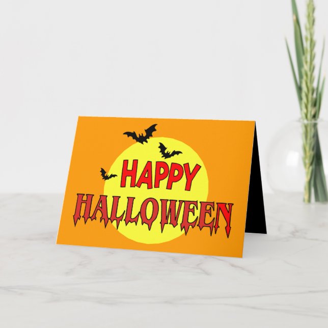 Happy Halloween Card (Front)