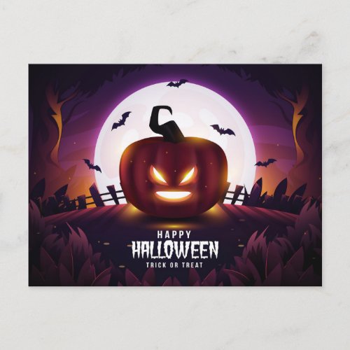 Happy Halloween Card Invitation Invite PostCard
