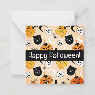 Happy halloween cards, cute, stock up! note card