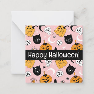 Happy halloween cards, cute, stock up! note card