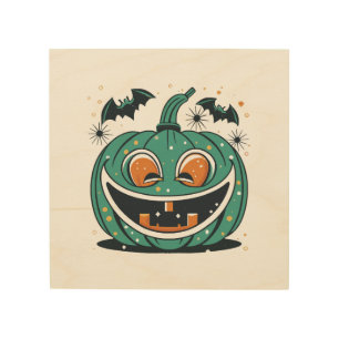 Happy Halloween! Carve a Pumpkin! Wood Wall Art