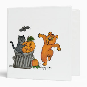 Happy Halloween! Cat Bat Dog and Spider Binder
