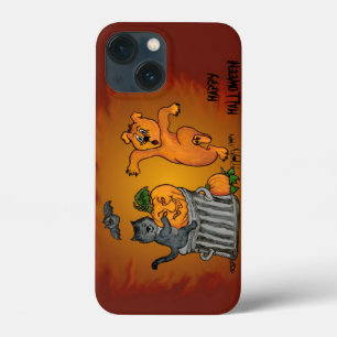 Happy Halloween! Cat Bat Dog and Spider iPhone 13 Mini Case