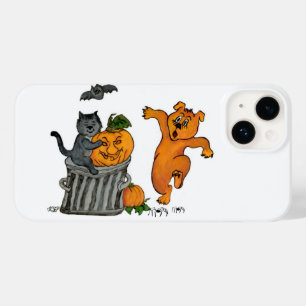 Happy Halloween! Cat Bat Dog and Spider Case-Mate iPhone 14 Case