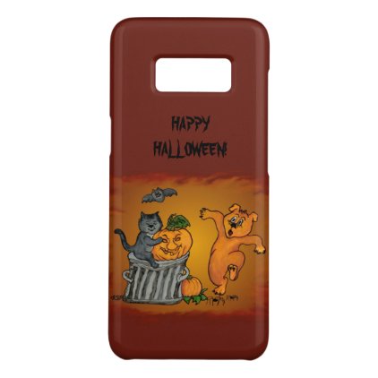 Happy Halloween! Cat Bat Dog and Spider Case-Mate Samsung Galaxy S8 Case
