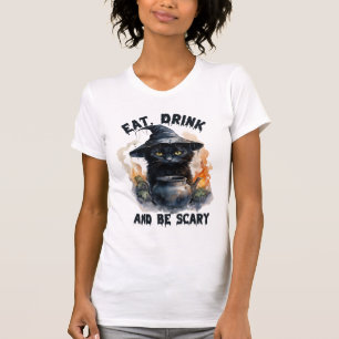 happy halloween cat T-Shirt